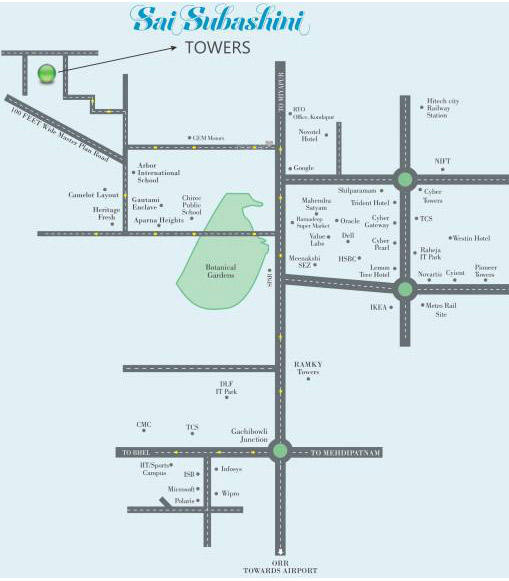 Green Blossom Location
